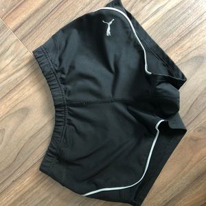 Black Puma Shorts